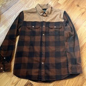 Flannel long sleeve button down